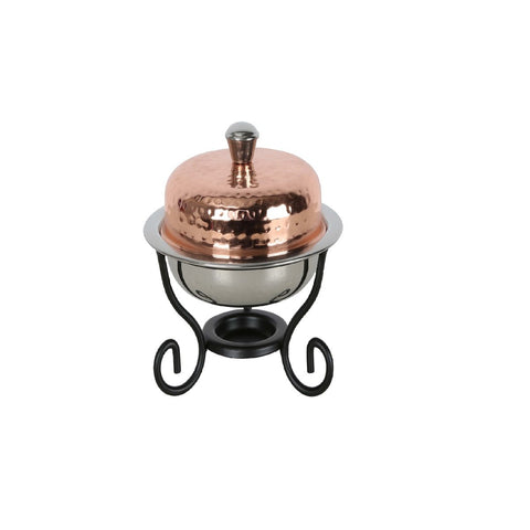 GETIT.QA- Qatar’s Best Online Shopping Website offers CHEFLINE COPPER MINI ROUND CHEFING DISH 400ML 84450A at the lowest price in Qatar. Free Shipping & COD Available!