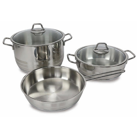 GETIT.QA- Qatar’s Best Online Shopping Website offers VIVALDI STAINLESS STEEL COOKWARE SET GRAND 5PCS at the lowest price in Qatar. Free Shipping & COD Available!