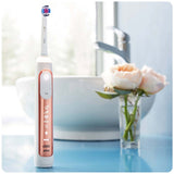 GETIT.QA- Qatar’s Best Online Shopping Website offers ORAL-B GENIUS 9000 ROSE GOLD RECHARGEABLE ELECTRIC TOOTHBRUSH D701.545.6XC at the lowest price in Qatar. Free Shipping & COD Available!