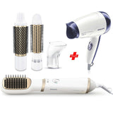 GETIT.QA- Qatar’s Best Online Shopping Website offers PHILIPS ESSENTIALCARE AIRSTYLER HP8663 + PHILIPS HAIRDRYER HP8103 at the lowest price in Qatar. Free Shipping & COD Available!