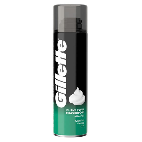 GETIT.QA- Qatar’s Best Online Shopping Website offers GILLETTE CLASSIC MENTHOL MEN'S SHAVING FOAM 200 MLÂ at the lowest price in Qatar. Free Shipping & COD Available!