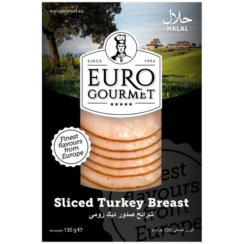 GETIT.QA- Qatar’s Best Online Shopping Website offers EURO GOURMET SLICED TURKEY BREAST 130 G at the lowest price in Qatar. Free Shipping & COD Available!