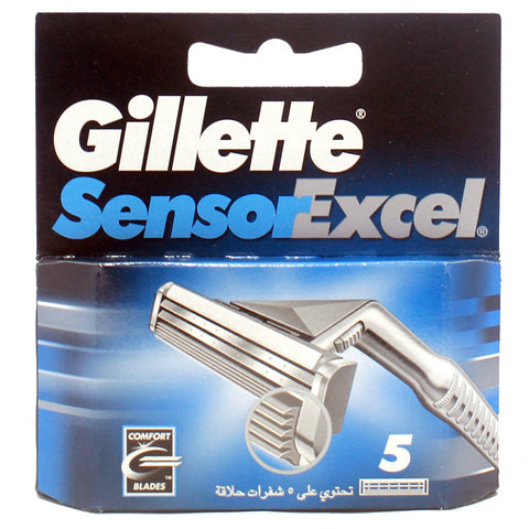 GETIT.QA- Qatar’s Best Online Shopping Website offers GILLETTE SENSOR EXCEL BLADES 5 PCS at the lowest price in Qatar. Free Shipping & COD Available!