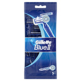 GETIT.QA- Qatar’s Best Online Shopping Website offers GILLETTE BLUE II DISPOSABLE RAZOR 5 PCS at the lowest price in Qatar. Free Shipping & COD Available!