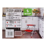 GETIT.QA- Qatar’s Best Online Shopping Website offers STEP LADDER 2 STEP PT-6202D SMALL ASSORTED COLORS at the lowest price in Qatar. Free Shipping & COD Available!