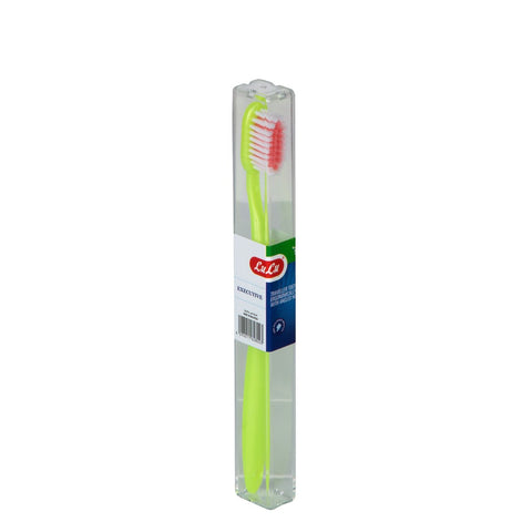 GETIT.QA- Qatar’s Best Online Shopping Website offers LULU TOOTHBRUSH EXECUTIVE SOFT ASSORTED COLOR 1 PC at the lowest price in Qatar. Free Shipping & COD Available!