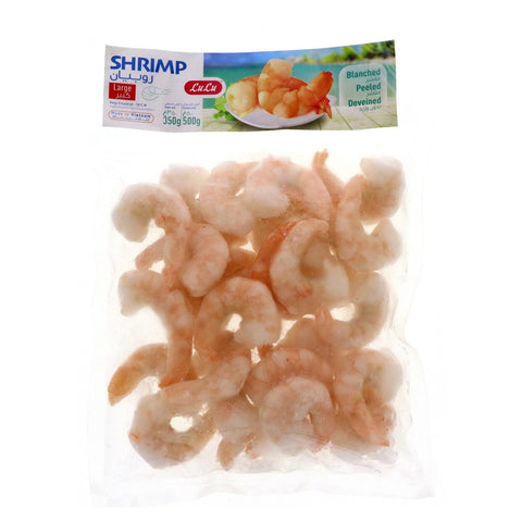 GETIT.QA- Qatar’s Best Online Shopping Website offers LULU BLANCHED PEELED DEVEINED SHRIMP 500 G at the lowest price in Qatar. Free Shipping & COD Available!
