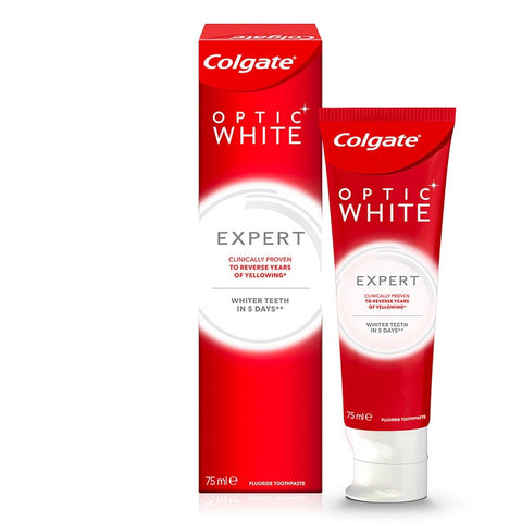 GETIT.QA- Qatar’s Best Online Shopping Website offers COLGATE TOOTHPASTE OPTIC WHITE EXPERT 75 ML at the lowest price in Qatar. Free Shipping & COD Available!