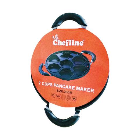 GETIT.QA- Qatar’s Best Online Shopping Website offers CHEFLINE PANCAKE MAKER-- 7 CUPS-- XGP-7C at the lowest price in Qatar. Free Shipping & COD Available!