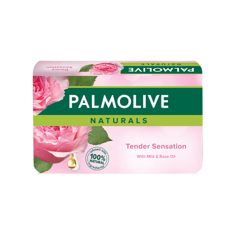 GETIT.QA- Qatar’s Best Online Shopping Website offers PALMOLIVE NATURALS BAR SOAP TENDER SENSATION WITH MILK AND ROSE 150G at the lowest price in Qatar. Free Shipping & COD Available!