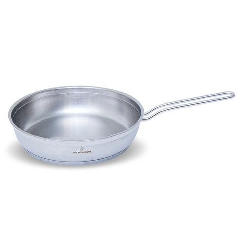 GETIT.QA- Qatar’s Best Online Shopping Website offers SOFRAM STAINLESS STEEL FRY PAN-- 24 CM-- 2805 at the lowest price in Qatar. Free Shipping & COD Available!