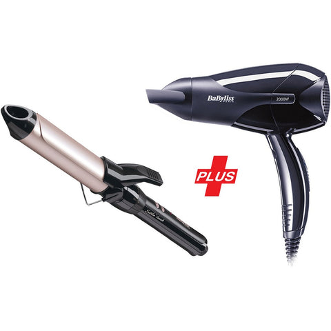 GETIT.QA- Qatar’s Best Online Shopping Website offers BABYLISS HAIR CURLER C332SDE + HAIR DRYER D210SDE at the lowest price in Qatar. Free Shipping & COD Available!