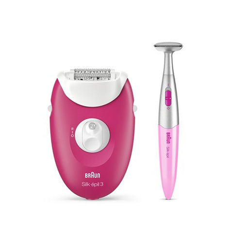 GETIT.QA- Qatar’s Best Online Shopping Website offers BRAUN SILK-EPIL 3 3-420 CORDED EPILATOR + BRAUN TRIMMER FG1100 at the lowest price in Qatar. Free Shipping & COD Available!