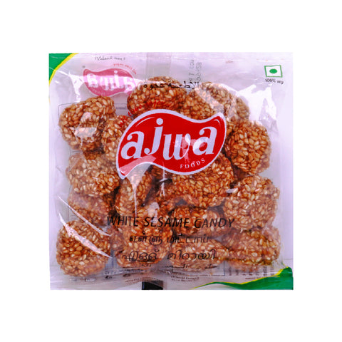 GETIT.QA- Qatar’s Best Online Shopping Website offers AJWA WHITE SESAME CANDY 100G at the lowest price in Qatar. Free Shipping & COD Available!