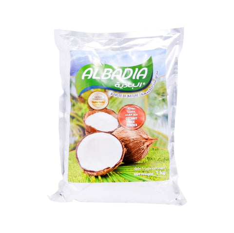 GETIT.QA- Qatar’s Best Online Shopping Website offers AL BADIA COCNT.MILK POWDER 1KG at the lowest price in Qatar. Free Shipping & COD Available!