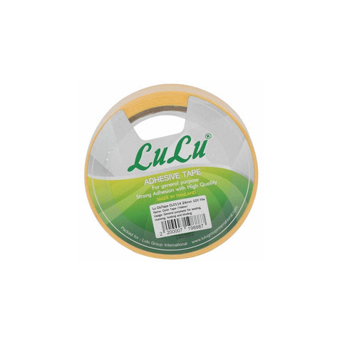 GETIT.QA- Qatar’s Best Online Shopping Website offers LULU YELLOW COLOUR TAPE, CL0114, 24MMX10Y at the lowest price in Qatar. Free Shipping & COD Available!