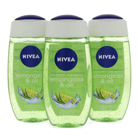 GETIT.QA- Qatar’s Best Online Shopping Website offers NIVEA SHOWER GEL LEMONGRASS AND OIL FOR WOMEN 3 X 250 ML at the lowest price in Qatar. Free Shipping & COD Available!