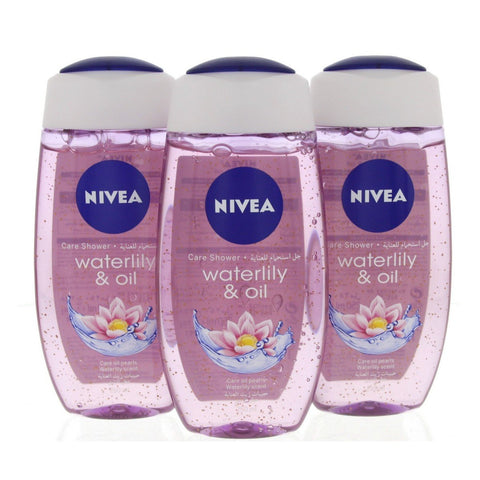 GETIT.QA- Qatar’s Best Online Shopping Website offers NIVEA SHOWER GEL WATERLILY AND OIL FOR WOMEN 3 X 250 ML at the lowest price in Qatar. Free Shipping & COD Available!