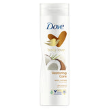 GETIT.QA- Qatar’s Best Online Shopping Website offers DOVE RESTORING RITUAL COCONUT OIL AND ALMOND MILK BODY LOTION 400 ML at the lowest price in Qatar. Free Shipping & COD Available!