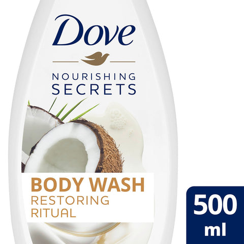 GETIT.QA- Qatar’s Best Online Shopping Website offers DOVE RESTORING RITUAL BODY WASH COCONUT 500 ML at the lowest price in Qatar. Free Shipping & COD Available!