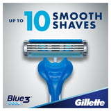 GETIT.QA- Qatar’s Best Online Shopping Website offers GILLETTE BLUE 3 COOL MEN'S 3-BLADED DISPOSABLE RAZOR 3 PCS at the lowest price in Qatar. Free Shipping & COD Available!