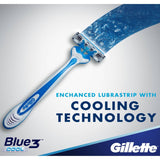 GETIT.QA- Qatar’s Best Online Shopping Website offers GILLETTE BLUE 3 COOL MEN'S 3-BLADED DISPOSABLE RAZOR 6 PCS at the lowest price in Qatar. Free Shipping & COD Available!