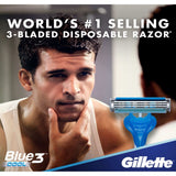 GETIT.QA- Qatar’s Best Online Shopping Website offers GILLETTE BLUE 3 COOL MEN'S 3-BLADED DISPOSABLE RAZOR 6 PCS at the lowest price in Qatar. Free Shipping & COD Available!