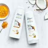 GETIT.QA- Qatar’s Best Online Shopping Website offers DOVE CONDITIONER RESTORING RITUAL COCONUT OIL AND TURMERIC 350 ML at the lowest price in Qatar. Free Shipping & COD Available!