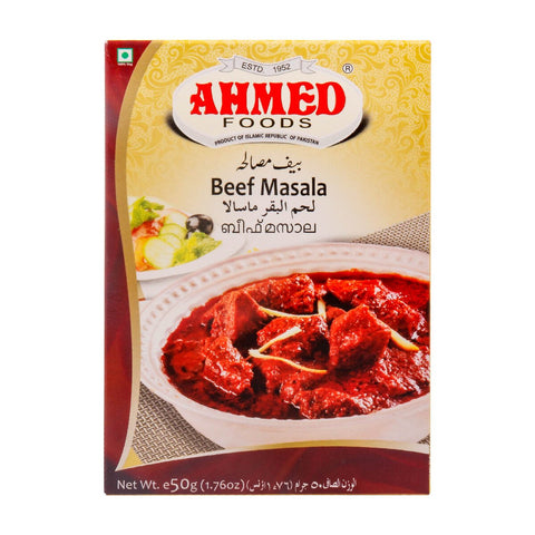 GETIT.QA- Qatar’s Best Online Shopping Website offers AHMED BEEF MASALA 50G at the lowest price in Qatar. Free Shipping & COD Available!