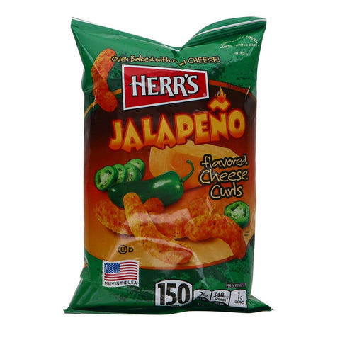 GETIT.QA- Qatar’s Best Online Shopping Website offers HERR'S JALAPENO CHEESE CURLS 28.4 G at the lowest price in Qatar. Free Shipping & COD Available!