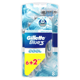 GETIT.QA- Qatar’s Best Online Shopping Website offers GILLETTE BLUE 3 COOL MEN'S 3-BLADED DISPOSABLE RAZOR 8 PCS at the lowest price in Qatar. Free Shipping & COD Available!