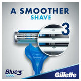 GETIT.QA- Qatar’s Best Online Shopping Website offers GILLETTE BLUE 3 COOL MEN'S 3-BLADED DISPOSABLE RAZOR 8 PCS at the lowest price in Qatar. Free Shipping & COD Available!