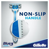 GETIT.QA- Qatar’s Best Online Shopping Website offers GILLETTE BLUE 3 COOL MEN'S 3-BLADED DISPOSABLE RAZOR 8 PCS at the lowest price in Qatar. Free Shipping & COD Available!