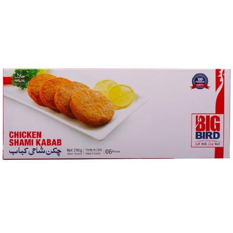 GETIT.QA- Qatar’s Best Online Shopping Website offers BIG BIRD CHICKEN SHAMI KABAB 210G at the lowest price in Qatar. Free Shipping & COD Available!