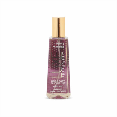 GETIT.QA- Qatar’s Best Online Shopping Website offers LUXE HAIR & BODY MIST VELVET KISS 236ML at the lowest price in Qatar. Free Shipping & COD Available!