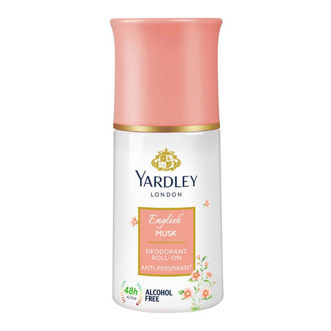 GETIT.QA- Qatar’s Best Online Shopping Website offers YARDLEY LONDON ENGLISH MUSK ANTI-PERSPIRANT DEODORANT ROLL ON 50 ML at the lowest price in Qatar. Free Shipping & COD Available!