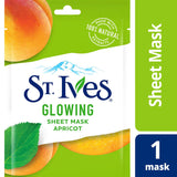 GETIT.QA- Qatar’s Best Online Shopping Website offers ST. IVES GLOWING APRICOT SHEET MASK 1 PC at the lowest price in Qatar. Free Shipping & COD Available!