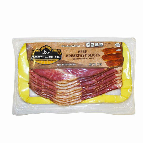 GETIT.QA- Qatar’s Best Online Shopping Website offers DEEN BEEF BREAKFAST SLICES 12OZ at the lowest price in Qatar. Free Shipping & COD Available!