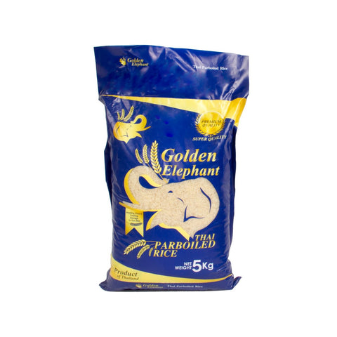GETIT.QA- Qatar’s Best Online Shopping Website offers GOLDEN ELEPHANT THAI PARBOILED RICE 5 KG
 at the lowest price in Qatar. Free Shipping & COD Available!
