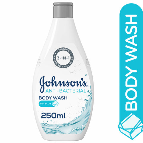 GETIT.QA- Qatar’s Best Online Shopping Website offers JOHNSON'S BODY WASH ANTI-BACTERIAL SEA SALTS 250 ML at the lowest price in Qatar. Free Shipping & COD Available!