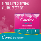 GETIT.QA- Qatar’s Best Online Shopping Website offers CAREFREE PANTY LINERS COTTON FEEL FRESH SCENTED 76 PCS at the lowest price in Qatar. Free Shipping & COD Available!