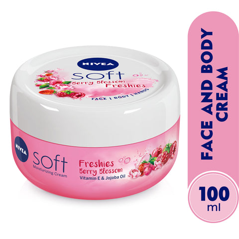 GETIT.QA- Qatar’s Best Online Shopping Website offers NIVEA SOFT CREAM BERRY BLOSSOM 100 ML at the lowest price in Qatar. Free Shipping & COD Available!