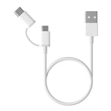 GETIT.QA- Qatar’s Best Online Shopping Website offers MI 2-IN-1 USB CABLE (MICRO USB TO TYPE-C) 100CM SJX02ZM at the lowest price in Qatar. Free Shipping & COD Available!