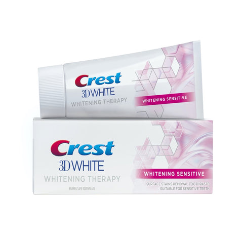 GETIT.QA- Qatar’s Best Online Shopping Website offers CREST 3D WHITE TOOTHPASTE WHITENING SENSITIVE 75 ML at the lowest price in Qatar. Free Shipping & COD Available!