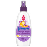 GETIT.QA- Qatar’s Best Online Shopping Website offers JOHNSON'S CONDITIONER STRENGTH DROPS KIDS CONDITIONER SPRAY 200 ML at the lowest price in Qatar. Free Shipping & COD Available!