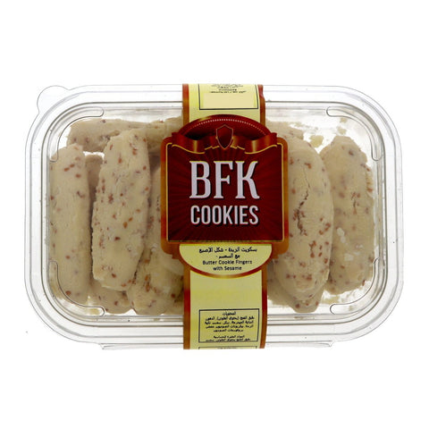 GETIT.QA- Qatar’s Best Online Shopping Website offers BFK TURKISH BUTTER COOKIE FINGERS WITH SESAME 315 G at the lowest price in Qatar. Free Shipping & COD Available!