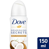 GETIT.QA- Qatar’s Best Online Shopping Website offers DOVE ANTIPERSPIRANT DEODORANT SPRAY FOR WOMEN COCONUT AND JASMINE 150 ML at the lowest price in Qatar. Free Shipping & COD Available!