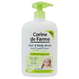 GETIT.QA- Qatar’s Best Online Shopping Website offers CORINE DE FARME BABY HAIR & BODY WASH SULFATE FREE 500 ML at the lowest price in Qatar. Free Shipping & COD Available!