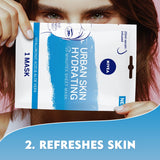 GETIT.QA- Qatar’s Best Online Shopping Website offers NIVEA FACE SHEET MASK URBAN SKIN HYDRATING HYALURONIC ACID & ALOE VERA 1 PC at the lowest price in Qatar. Free Shipping & COD Available!