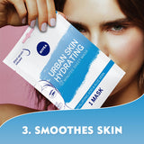 GETIT.QA- Qatar’s Best Online Shopping Website offers NIVEA FACE SHEET MASK URBAN SKIN HYDRATING HYALURONIC ACID & ALOE VERA 1 PC at the lowest price in Qatar. Free Shipping & COD Available!